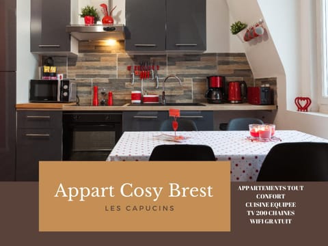 Appart Cosy Brest (les Capucins) Appartement in Brest