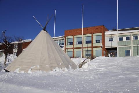 Property building, Day, Winter