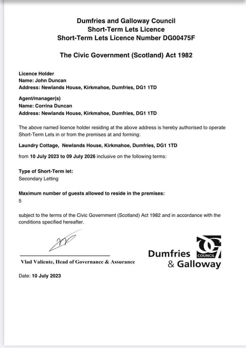 Laundry Cottage House in England