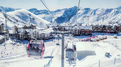 Nearby landmark, Natural landscape, Winter, Skiing, Mountain view