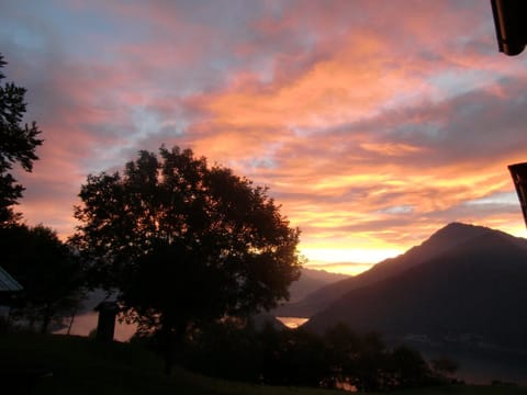 Lake view, Mountain view, Sunrise
