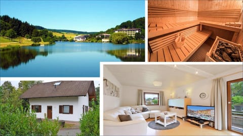 Property building, Communal lounge/ TV room, Facade/entrance, Neighbourhood, Natural landscape, Fishing, Sauna, Photo of the whole room, Decorative detail, Hiking