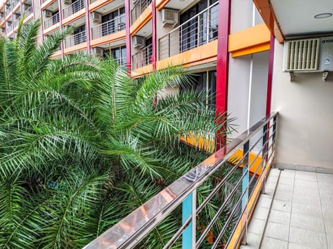 Property building, Day, View (from property/room), Balcony/Terrace, Garden view