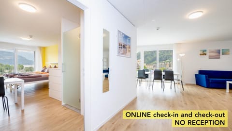 Living room, Dining area, Bedroom