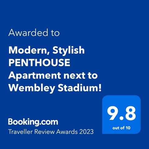 Modern, Stylish PENTHOUSE Apartment next to Wembley Stadium! Condominio in Wembley