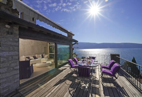 Patio, Balcony/Terrace, Living room, Sea view