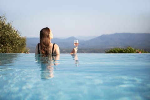 Natural landscape, View (from property/room), Pool view, Swimming pool