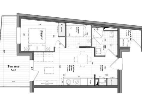 Appartement Hauteluce, 3 pièces, 6 personnes - FR-1-293-268 Condo in Villard-sur-Doron