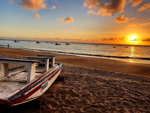 Beach, Sea view, Sunrise