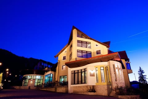 Property building, Night, Mountain view, Swimming pool