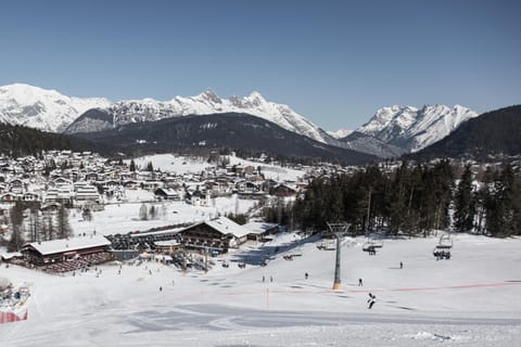 Day, Bird's eye view, Ski School, Skiing, On site