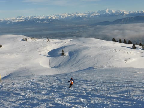 Day, Natural landscape, Winter, Skiing