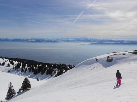 Day, Natural landscape, Winter, Skiing, Mountain view