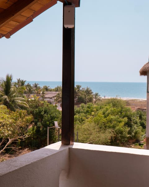 Day, Natural landscape, View (from property/room), Balcony/Terrace, Beach, Garden view, Sea view