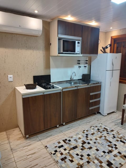 Kitchen or kitchenette, minibar, oven, stove, toaster