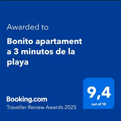 Bonito apartament a 3 minutos de la playa Apartment in Cullera