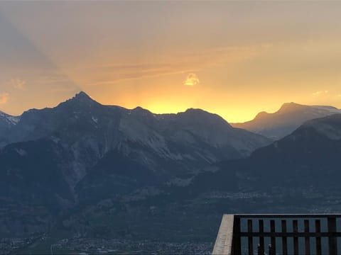 Property building, Sunset