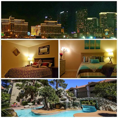 Lovely condo! Walking distance to the Strip with pool and spa Apartment in Paradise