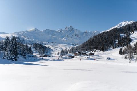 Natural landscape, Winter, Mountain view