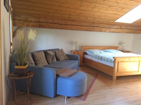 Bed, Photo of the whole room, Seating area, Bedroom