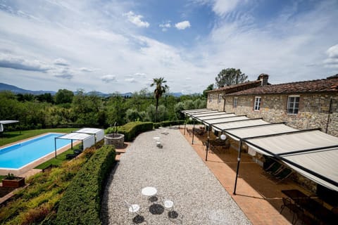 Property building, Pool view, Swimming pool