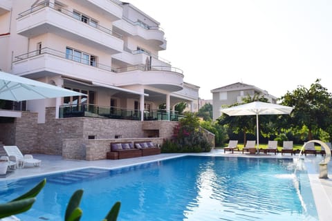 Property building, Pool view