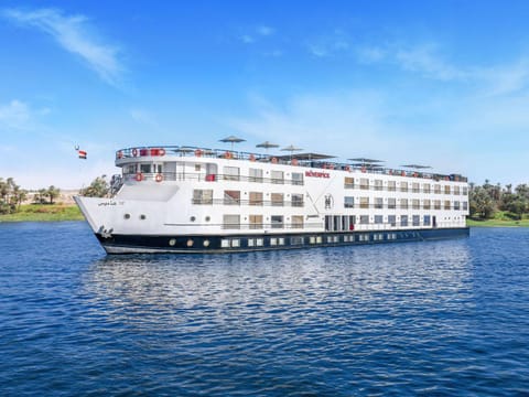 Movenpick MS Hamees Docked boat in Cairo Governorate