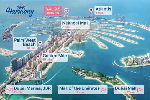 Harmony Vacation Homes - BALQIS Residence Condominio in Dubai