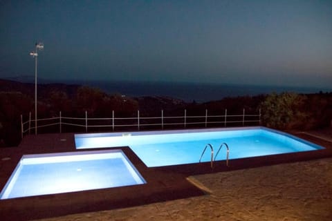 Pool view, Swimming pool, Sunset