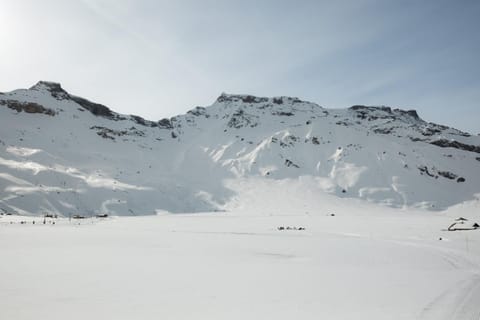 Natural landscape, Winter, Mountain view