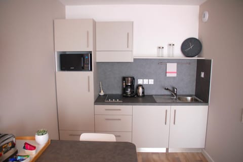 Coffee/tea facilities, Kitchen or kitchenette, minibar, stove