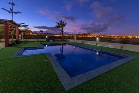 Swimming pool, Sunset