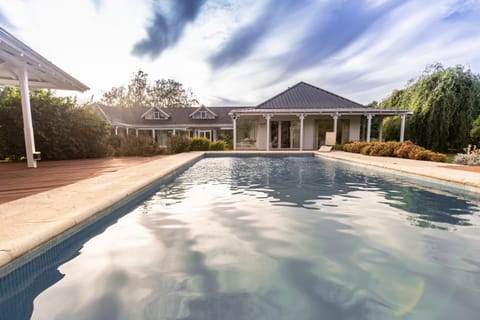 Property building, Swimming pool, Sunrise, Sunset