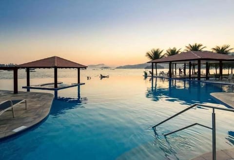 Swimming pool, Sunrise, Sunset