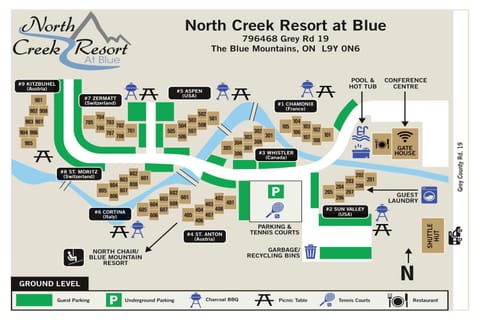 Condo 413 at North Creek Resort by Vacasa Apartment in Grey Highlands