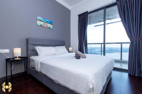 Bed, Photo of the whole room, Bedroom, Sea view