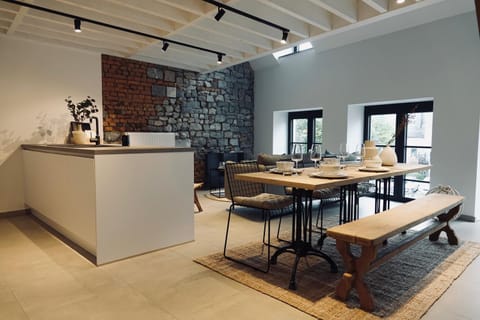 Living room, kitchen