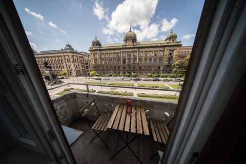 Property building, Day, View (from property/room), Balcony/Terrace, City view