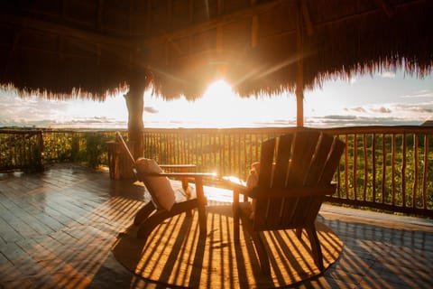 Natural landscape, View (from property/room), Sunset, sunbed