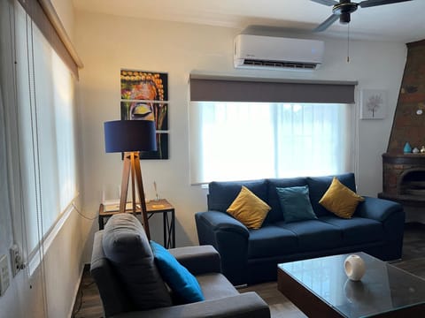 Communal lounge/ TV room, Living room, fireplace, air conditioner