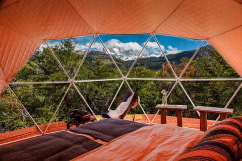 Day, Summer, Photo of the whole room, Decorative detail, Bedroom, On site, Mountain view