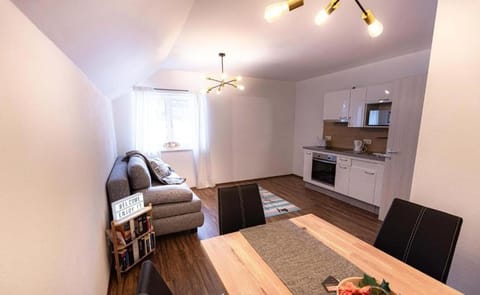 Kitchen or kitchenette, Living room, Seating area, Dining area, stove