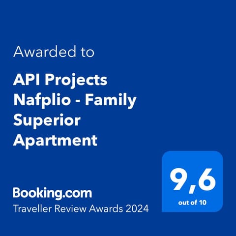 API Projects Nafplio - Family Superior Apartment Condo in Nafplion