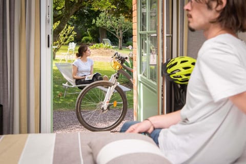 Day, Cycling, Cycling, Garden view, River view