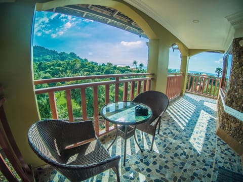 View (from property/room), Balcony/Terrace, Seating area