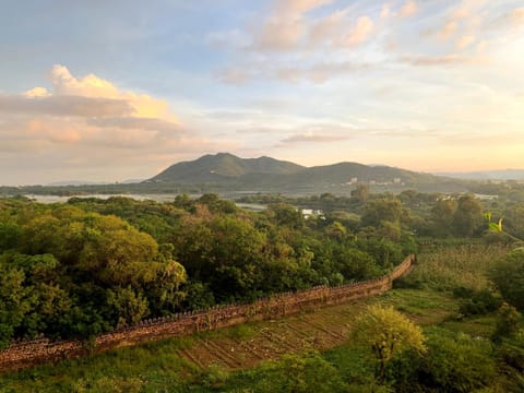 Nearby landmark, Day, Natural landscape, Lake view, Mountain view, River view