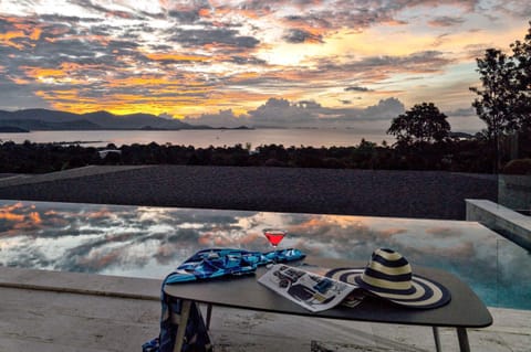 View (from property/room), Pool view, Sea view, Swimming pool, Sunset