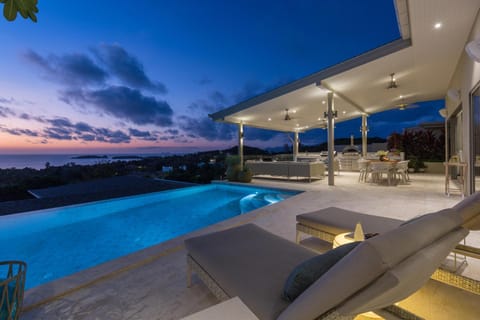 View (from property/room), Autumn, Swimming pool, Sunset