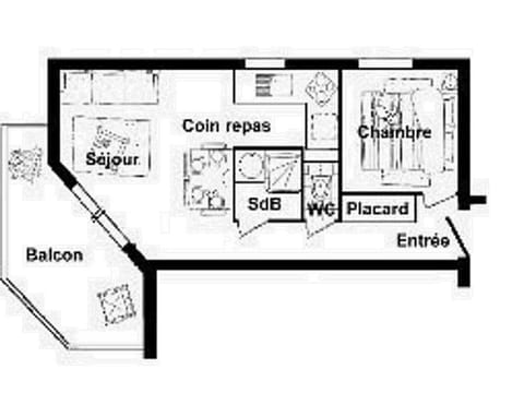 Les Saisies - Charmant 2 Pièces 4 Pers avec Balcon, Proche Montagnes - FR-1-293-291 Apartment in Villard-sur-Doron