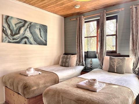 Goldcrest 1-Hot Tub-Woodland Lodges-Carmarthenshire-Tenby Chalet in Wales